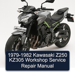 1979-1982 Kawasaki Z Series Z250 KZ305 Service Repair Workshop Manual PDF