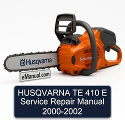 2000-2002 Husqvarna TE Models 410 E Service Repair Workshop Manual PDF