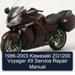 1986-2003 Kawasaki ZG1200 Voyager XII Service Repair Workshop Manual PDF