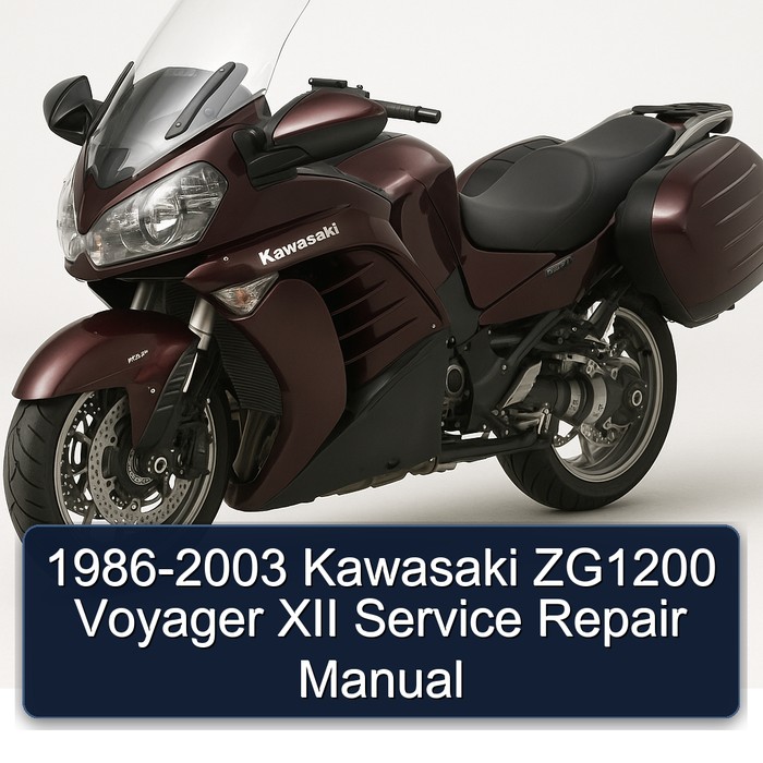 1986-2003 Kawasaki ZG1200 Voyager XII Service Repair Workshop Manual PDF