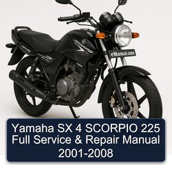 2001-2008 Harley Davidson SX Yamaha 4 Scorpio 225 Service Repair Workshop Manual PDF