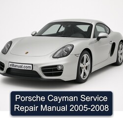 2005-2008 Porsche Cayman Service Repair Workshop Manual PDF