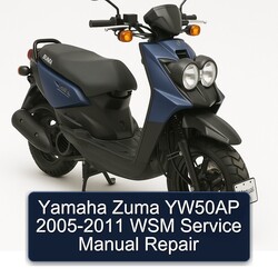 2005-2011 Yamaha Zuma YW50AP - WSM Service Repair Workshop Manual PDF