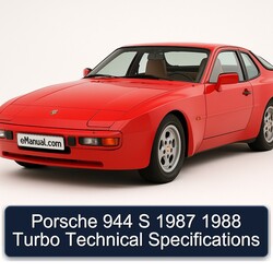 1987-1988 Porsche 944 S Turbo Service Repair Workshop Manual PDF