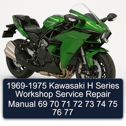 1969-1975 Kawasaki H Series Service Repair Workshop Manual PDF