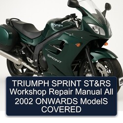 2002 Triumph Sprint ST RS All Onwards Models Covered ST&RS Service Repair Workshop Manual PDF