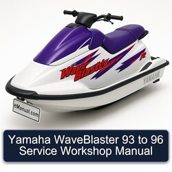 Yamaha Waveblaster 93 96 Service Repair Workshop Manual PDF