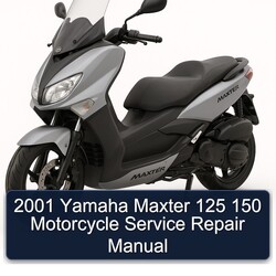 2001 Yamaha Maxter 125 150 Motorcycle Service Repair Workshop Manual PDF