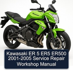 2001-2005 Kawasaki ER Models 5 ER5 ER500 Service Repair Workshop Manual PDF