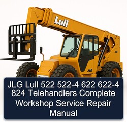 JLG Lull 522 522-4 622 622-4 824 Telehandlers Service Repair Workshop Manual PDF