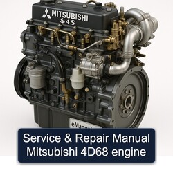 Mitsubishi S 4 Series 4d68 Engine Service Repair Workshop Manual PDF