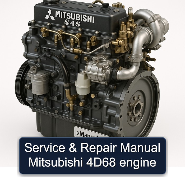 Mitsubishi S 4 Series 4d68 Engine Service Repair Workshop Manual PDF