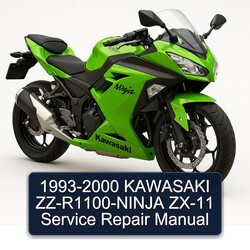 1993-2000 Kawasaki Ninja Zz-r1100- ZX-11 Service Repair Workshop Manual PDF