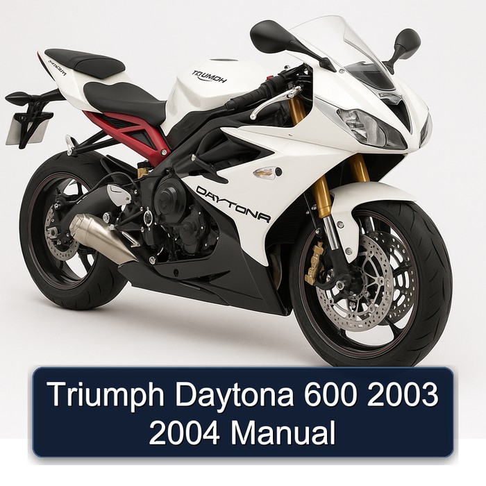 2003-2004 Triumph Daytona Service Repair Workshop Manual PDF