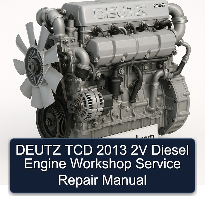2013 Deutz 2V TCD Diesel Engine Service Repair Workshop Manual PDF
