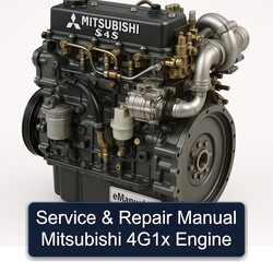 Mitsubishi S 4 Series 4g1x Engine Service Repair Workshop Manual PDF