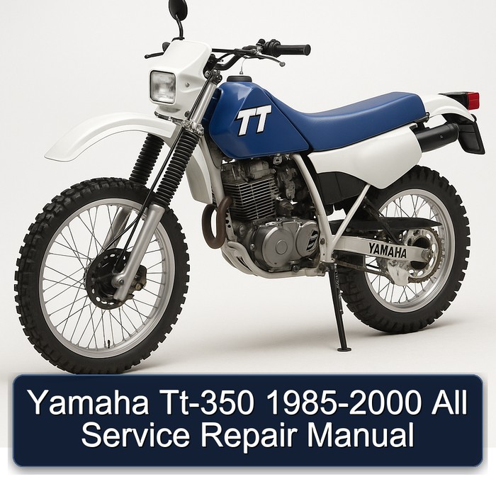 1985-2000 Yamaha TT Models TT-350 - All Service Repair Workshop Manual PDF