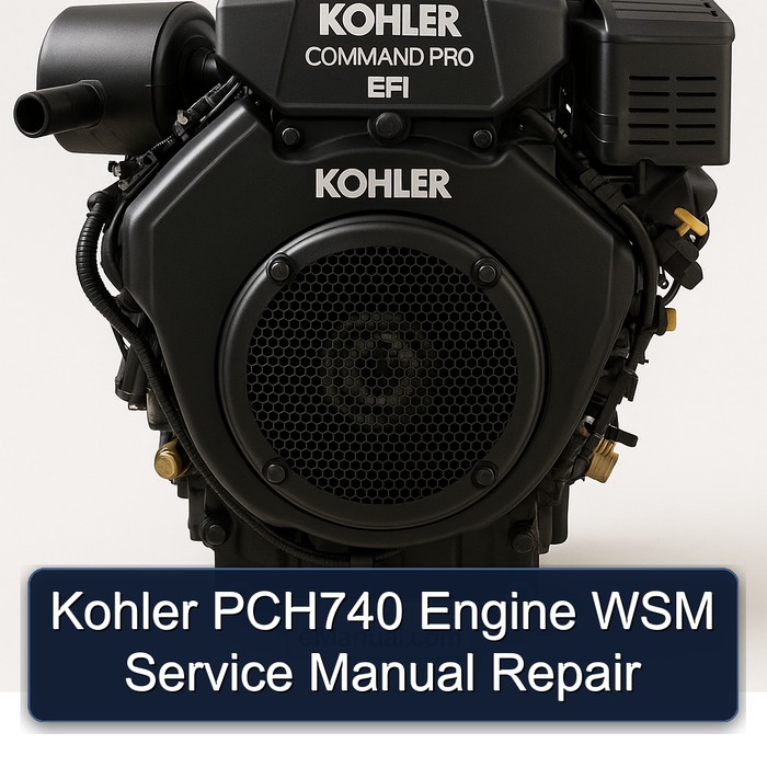Kohler Command Pro EFI Models PCH740 Engine WSM Service Repair Workshop Manual PDF