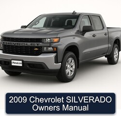 2009 Chevrolet Silverado Owners Owner's Manual PDF