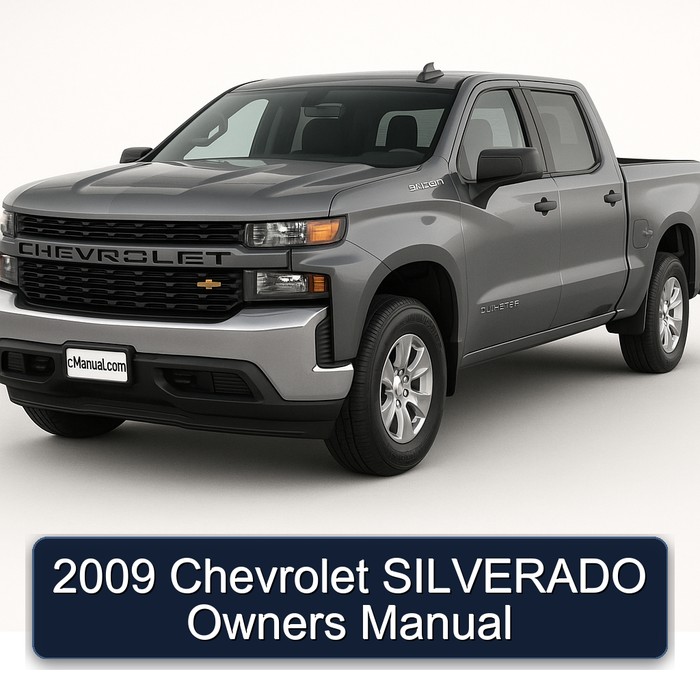 2009 Chevrolet Silverado Owners Owner's Manual PDF
