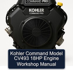 Kohler Command Model CV493 18HP Engine Workshop Manual 