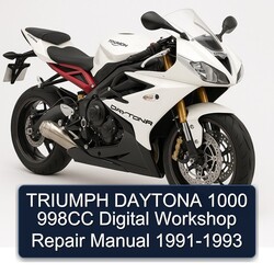 1991-1993 Triumph Daytona 1000 998CC Digital Service Repair Workshop Manual PDF