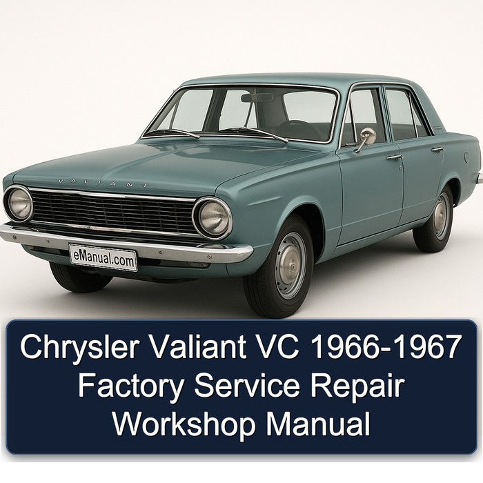 1966-1967 Chrysler Valiant VC Service Repair Workshop Manual PDF