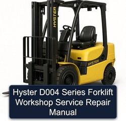 Hyster D004 Series Forklift Service Repair Workshop Manual PDF