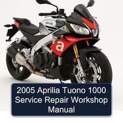 2005 Aprilia Tuono 1000 Service Repair Workshop Manual PDF