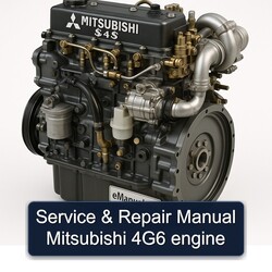 Mitsubishi S 4 Series 4g6 Engine Service Repair Workshop Manual PDF