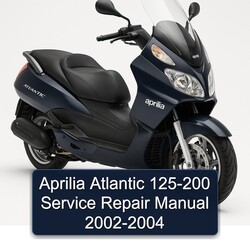 2002-2004 Aprilia Atlantic 125 200 Service Repair Workshop Manual PDF