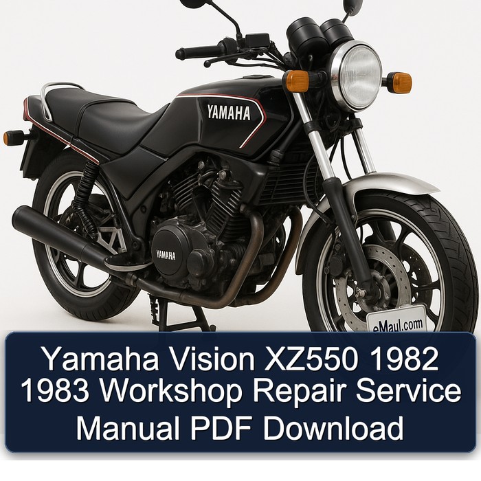 1982-1983 Yamaha XZ550 Vision Service Repair Workshop Manual PDF