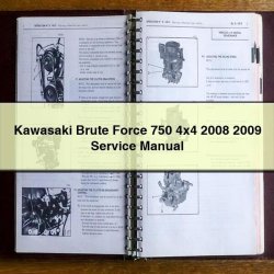 2008-2009 Kawasaki Brute Force 750 4x4 Service Repair Workshop Manual PDF