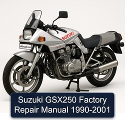 1990-2001 Suzuki GSX Series GSX250 Service Repair Workshop Manual PDF