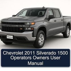 2011 Chevrolet Silverado 1500 Operators Owners User Service Repair Workshop Manual PDF