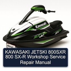 Kawasaki Jetski 800SXR 800 SX-R Service Repair Workshop Manual PDF