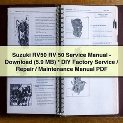 Mercedes MB Suzuki RV50 RV 50 - (5.9 ) DIY / Service Repair Workshop Manual PDF