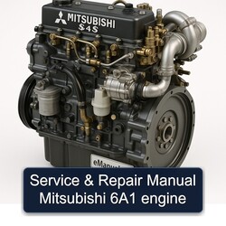 Mitsubishi S 4 Series 6a1 Engine Service Repair Workshop Manual PDF