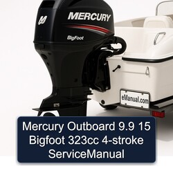 Mercury Outboard 9.9 15 Bigfoot 323CC 4-stroke Servicemanual Service Repair Workshop Manual PDF
