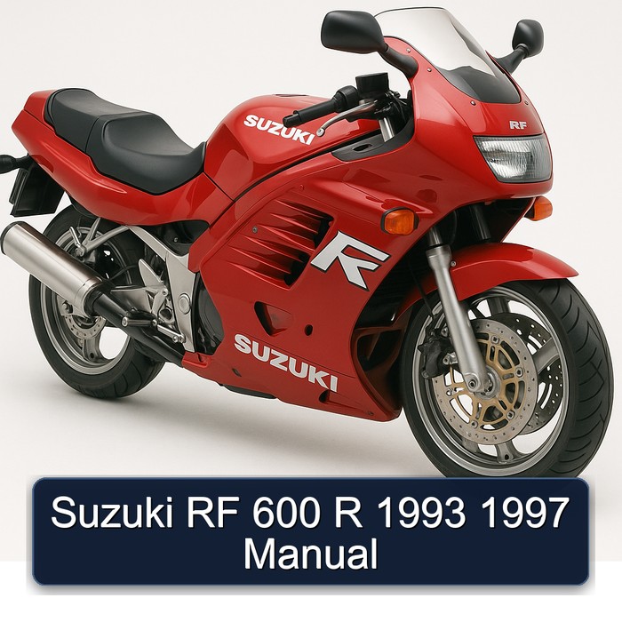 1993-1997 Suzuki RF Series 600 R Service Repair Workshop Manual PDF
