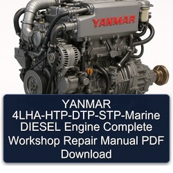 Yanmar 4lha-htp-dtp-stp-marine Diesel Engine Service Repair Workshop Manual PDF