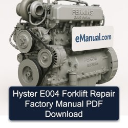 Hyster E004 Forklift Service Repair Workshop Manual PDF