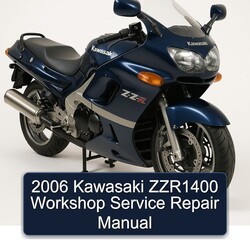 2006 Kawasaki ZZ R Series ZZR1400 Service Repair Workshop Manual PDF