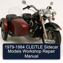 1979-1984 Harley Davidson Sidecars Cle/tle Sidecar Models Service Repair Workshop Manual PDF