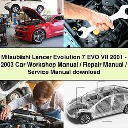 2001-2003 Mitsubishi Lancer Evolution 7 EVO VII Service Repair Workshop Manual PDF