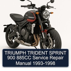 1993-1998 Triumph Trident Sprint 900 885CC Service Repair Workshop Manual PDF