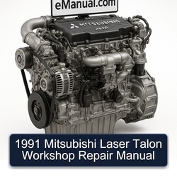 1991 Mitsubishi 4 M Series Laser Talon Service Repair Workshop Manual PDF