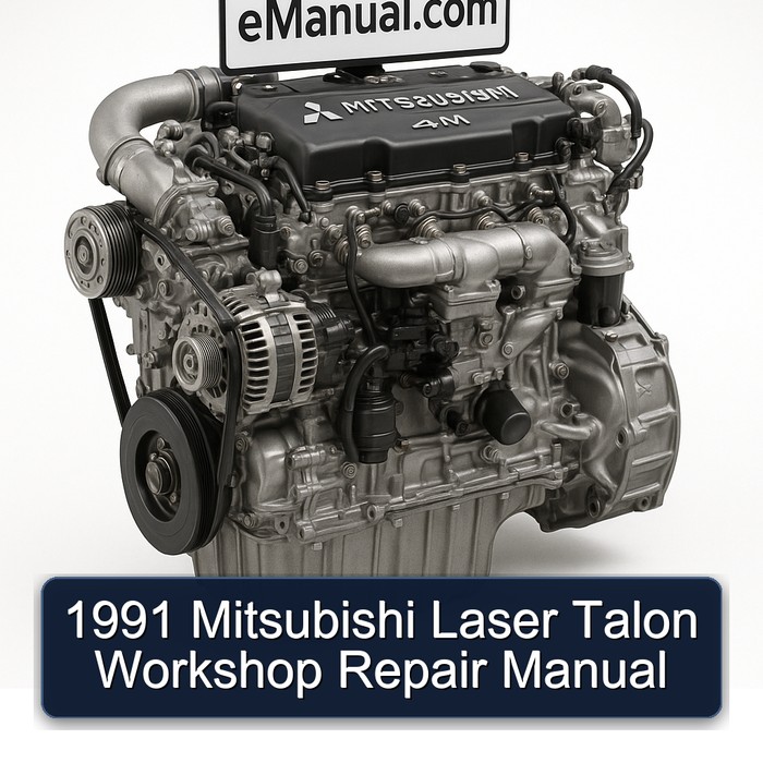 1991 Mitsubishi 4 M Series Laser Talon Service Repair Workshop Manual PDF