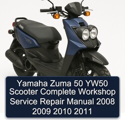 2008-2011 Yamaha Zuma 50 YW50 Scooter Service Repair Workshop Manual PDF