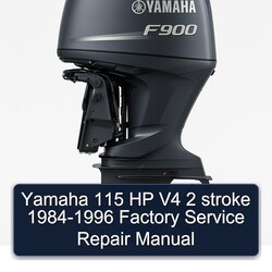 1984-1996 Yamaha 115 HP V4 2 Stroke Service Repair Workshop Manual PDF